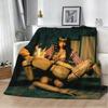 M-Melanie Martinez Hades Sänger 2026 3D Flanelldecke Weiche Überwurfdecke Kunst Für Heimdekoration Schlafzimmer Bett Sofa Picknick Fans Geschenke