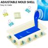 Multipurpose Resins Casting Mold Housing Customizable Size Frames for Soap and Candle Making Kits with Binders Clip