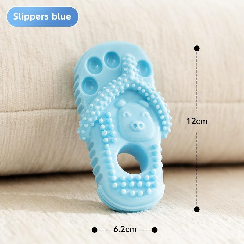 Dog Grind-resistant Slippers Modeling, Small and Medium-sized Dog Golden Retriever Training, Interactive Relief, Pet Grind Toys