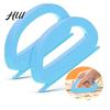 Paper Cutters for Gift Wrapping Dual-Blade Christmas Wrap Roll Dispenser Holiday Packaging Cutter Safe Hidden Blade Trimmer Crafts Letters Sharp