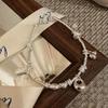Sterlingsilber 925 Perlenarmband - Frieden & Freude Verstellbarer Schmuck Geschenk für beste Freundin