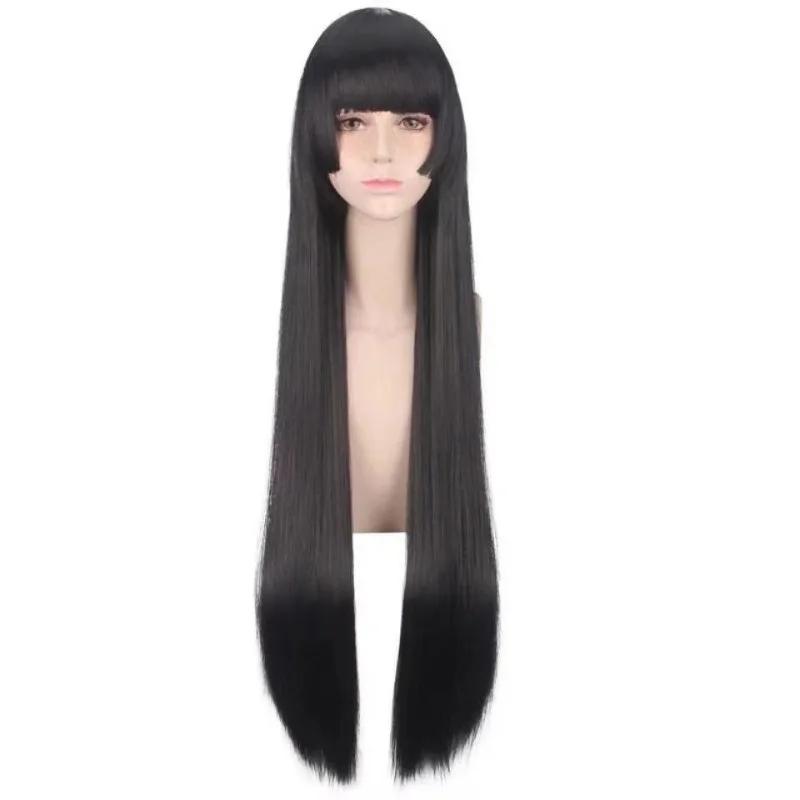 Cosplay Anime Abyss of Crazy Gambling Black Wig Snake's Dream Child Full Wigs Women's Long Simulated Hair Daily Wear
