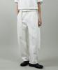 Odeoakaibeu Core Belted Wide Denim Pants White [Curve Ver.]