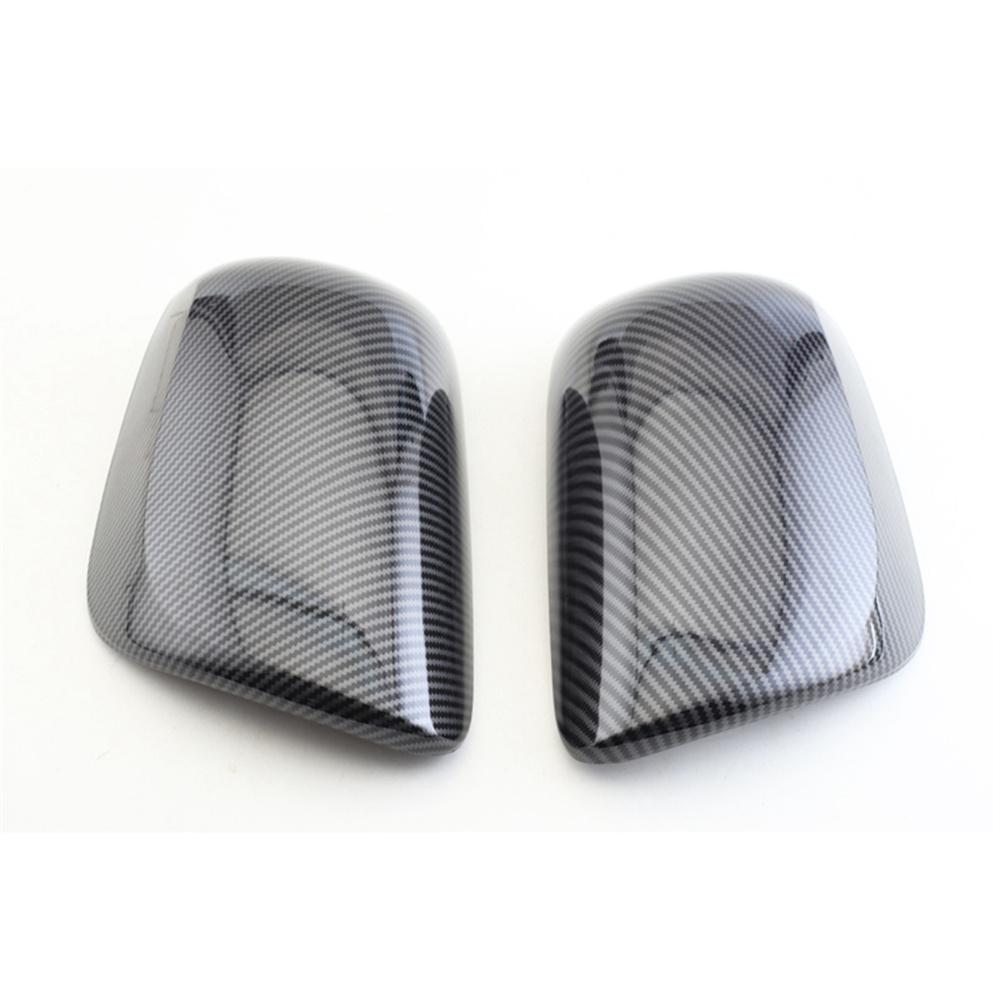 Pair Rear View Mirror Cover Trim For Toyota Corolla 2007-2013 Carbon Fiber Color
