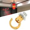 10PCS Zinc Alloy Opening Lantern Chandelier Hanging Ring Hook Light DIY Decoration