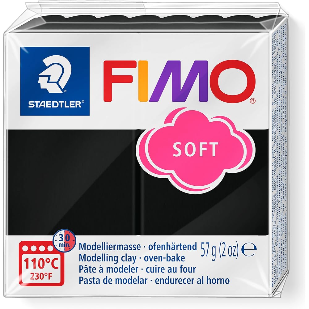 STAEDTLER (STAEDTLER) FIMO SOFT BLACK 8020-9