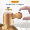 Du'ao Antifreeze Single Cold Copper Washing Machine Faucet