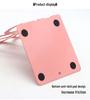 Powder Pink Letter-Shaped Metal Book Stand and Desktop Book Holder