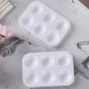 20 Pcs Artist Paint Palette Mixing Tray Watercolour Paints Palette 6 Grids Palette Mixing Palette for Painters