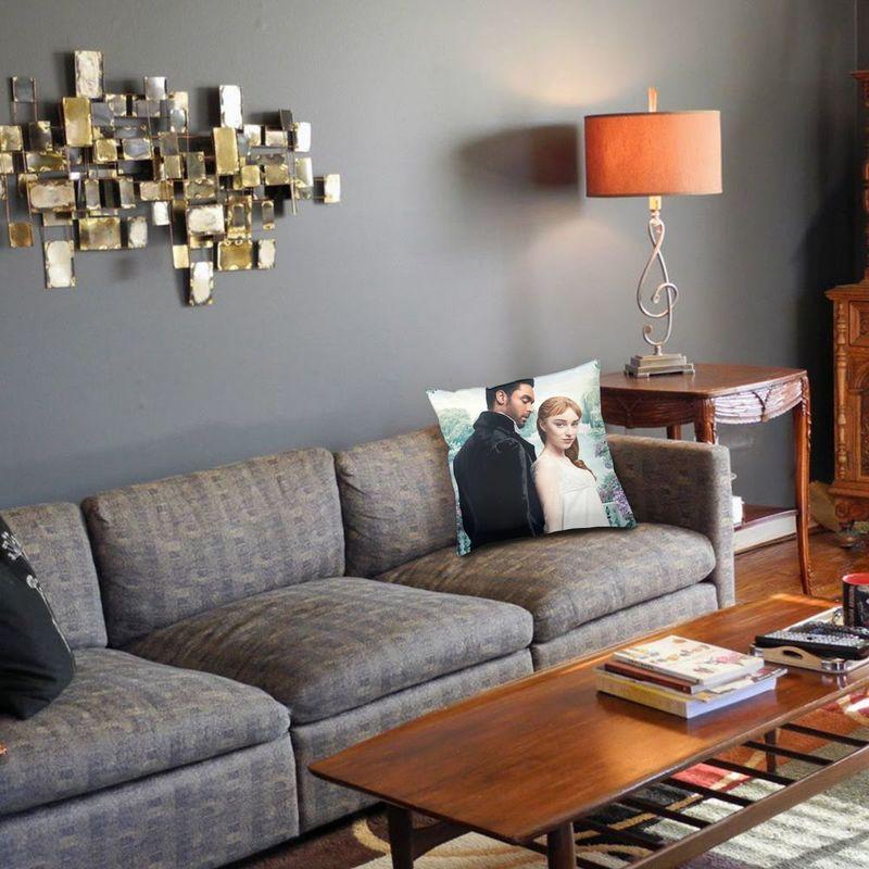 Bridgerton Daphne And Simon Dekokissenbezüge Home Decorative Rege Jean Page Kissen für Sofakissenbezug Polyesterdruck