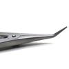 Stainless Steel Castroviejo Caliper Dental Graduated 0-20mm Metal Dental Gauge Caliper Dental Caliper Straight/Angled
