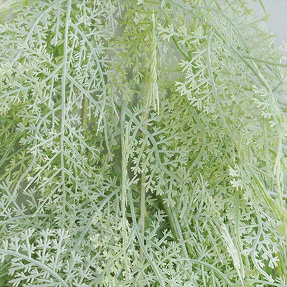Plastic Artificial Hanging Fern Plant Realistic Fake Hanging Plants  Home Garden Decor