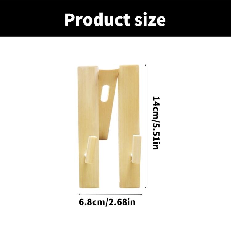 Wood Folding Fan Display Stands Pack of 2 Chinese Hand Fan Holder Rack Tabletop Display for Collectors and Enthusiasts