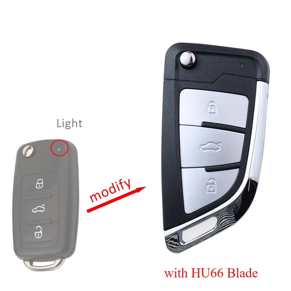 YCGG5 Car Key Housing Fob Case Shell for Volkswagen/VW /Jetta/Polo/Scirocco/Tiguan/Touran/Skoda/Seat/Beetle/Caddy/Passat/Golf/Sagitar
