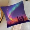 Nature Aurora Beauty Pillow Cushion Cover Pillowcase Living Room Sofa Home Decor
