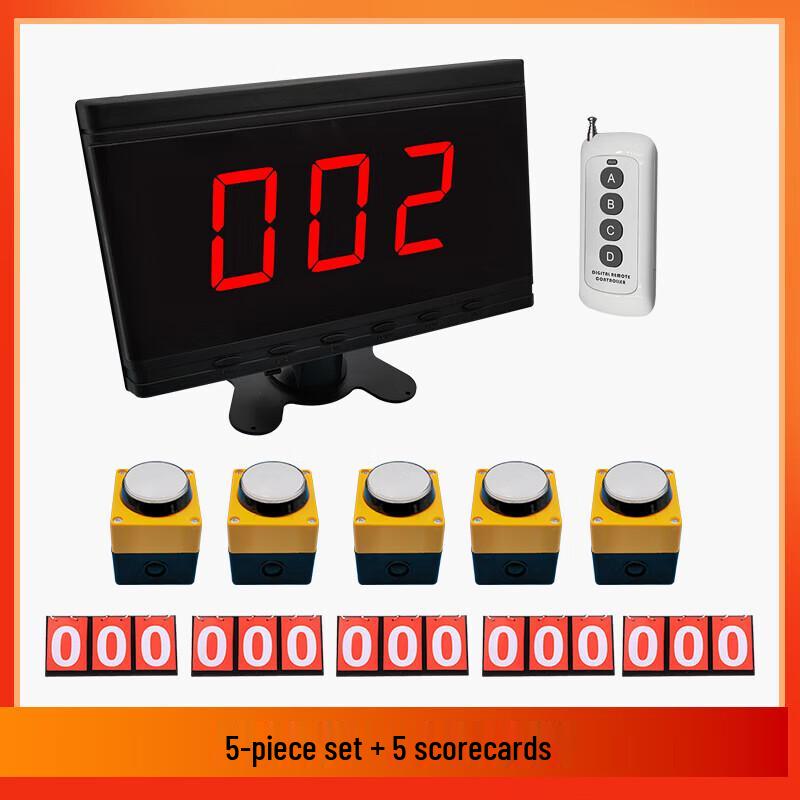 Wireless Competition Buzzer System with Voice Scoreboard