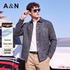 Antonio Men's Casual Long Sleeve Button-Up Shirt Jacket