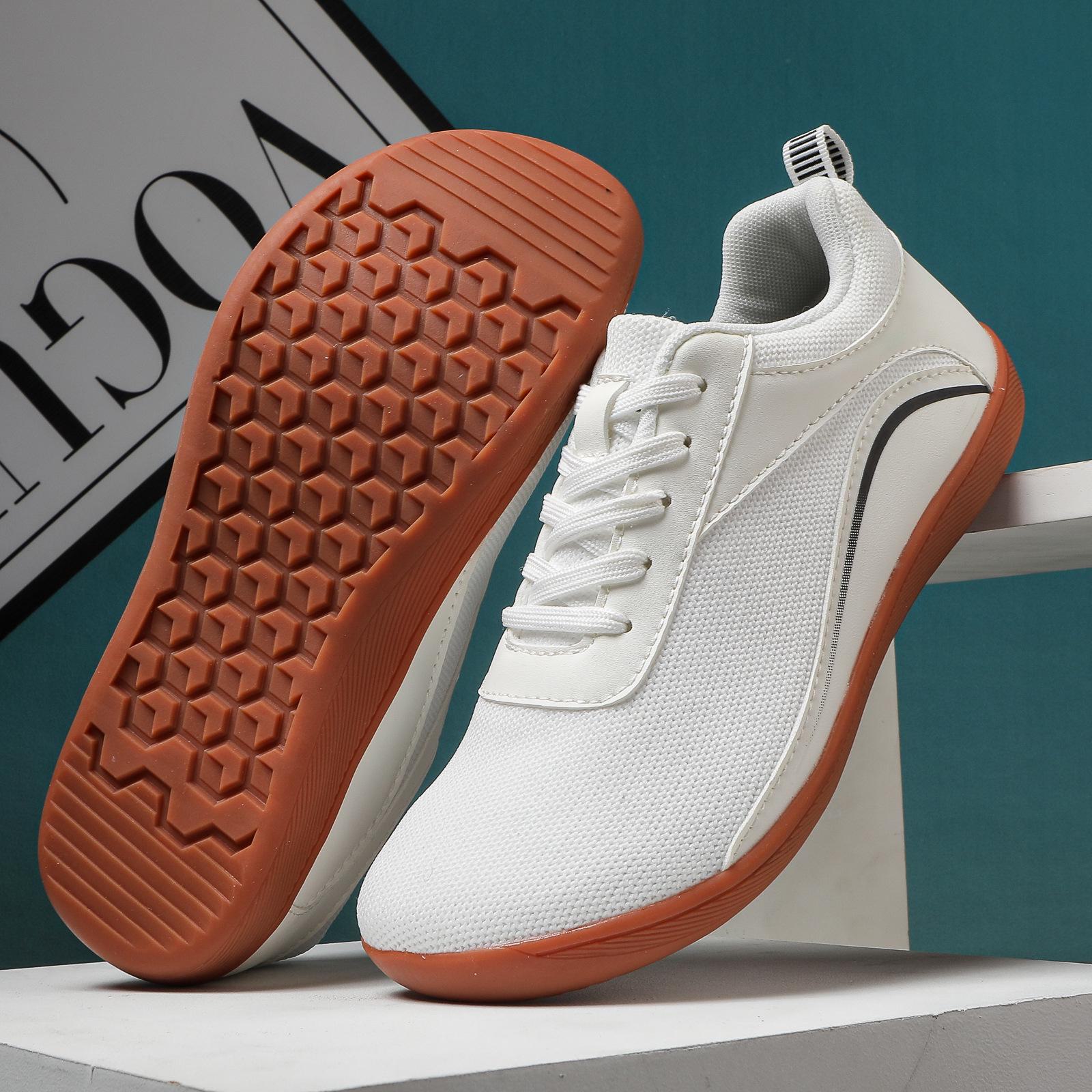 

4E Широкая спортивная обувь для Hallux Valgus: Легкие, нескользящие, с мягкой подошвой, с большой головкой для мужчин и женщин 36 белый