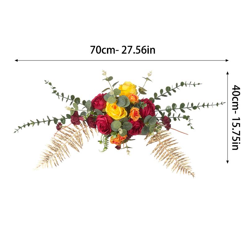 

Cross-Border Artificial Flower Garland Home Decoration Wedding Birthday Party Wedding Hotel Scene Decoration Hanging Ornaments красный