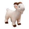30cm Standing Goat Stuffed Throw Pillow Simulated Animals Black White Goat Soft Plushies Toys Home Sofa Ornament Boys Girls Gift