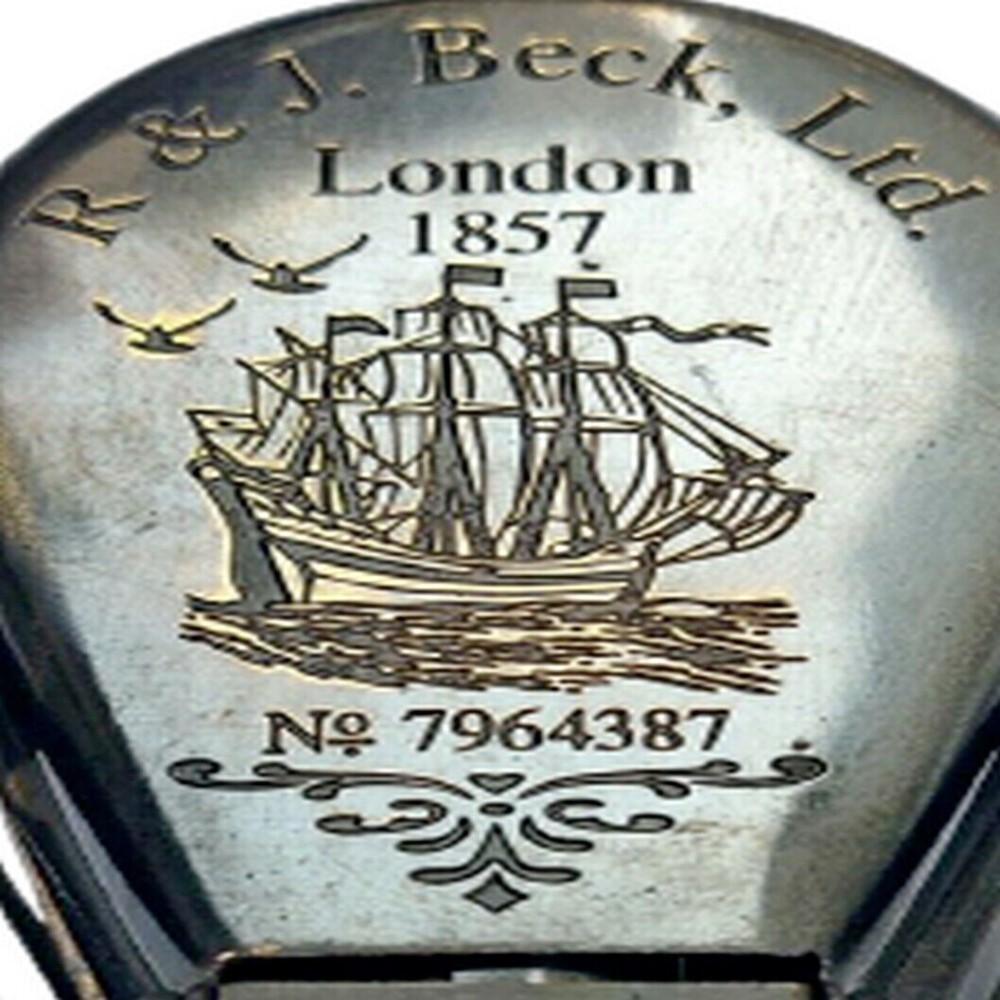 Monokular Mosiężny Luneta Szpiegowska - Wzór Morski Vintage, 10,16 cm