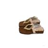 Niche design sense metal buckle toe sandals female summer wear fairy wind not tired feet thick-soled wedge heel Roman shoes