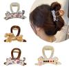 Cartoon Bow Knot Shark Clip Cat Dog Hairgrips Hair Bun Bow Hair Claw  Girl Lady Women