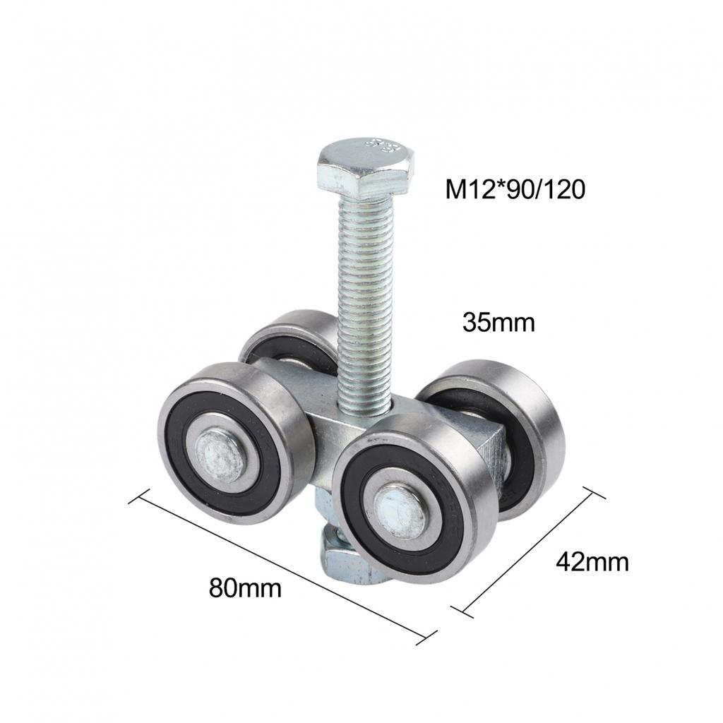 Deep Groove Bearings 4-Wheel Trolley Heavy-Duty Trolley