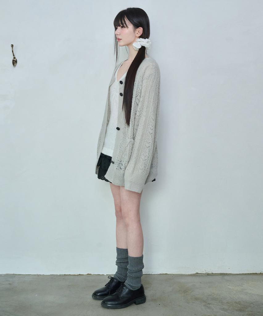 Reise Miya Fog Rain Cardigan [L/Grey]