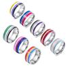 Quanshi 8mm Color Flag Jewelry Ring PR-033