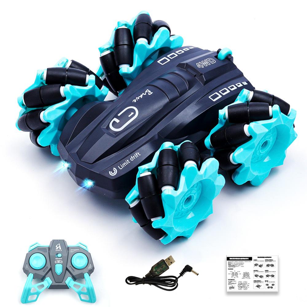 2.4G Double-Sided Stunt Car Tipping Bucket Drift Car 360 Rotating Remote Control Car, Children'S Toy Car