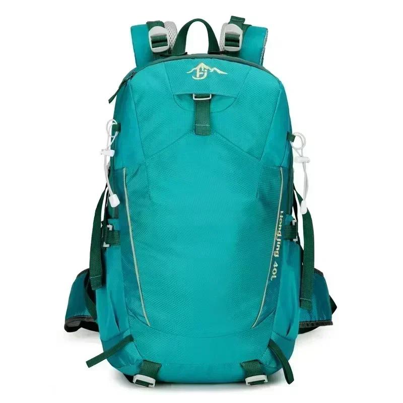 

40L Outdoor Hiking Camping Backpack Bag Men Outdoor Waterproof Light Climbing Bag Woman Cycling Backpack With Waterproof Cover