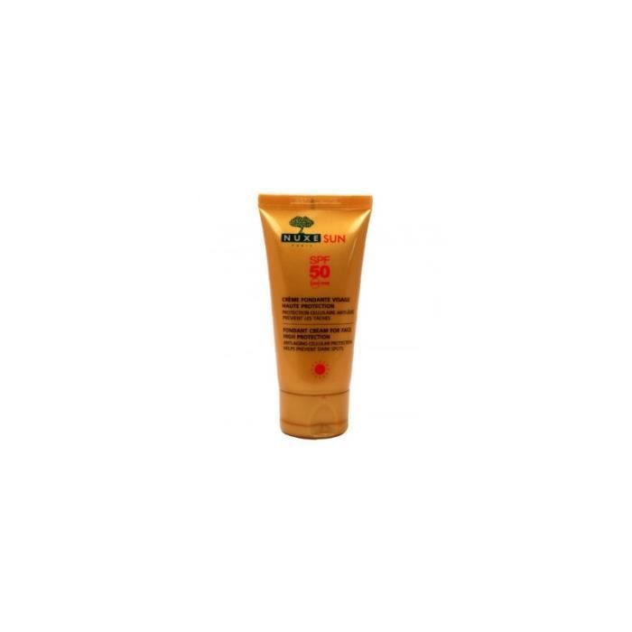 Nuxe Solaires SPF50 Crème Fondante Visage 50Ml