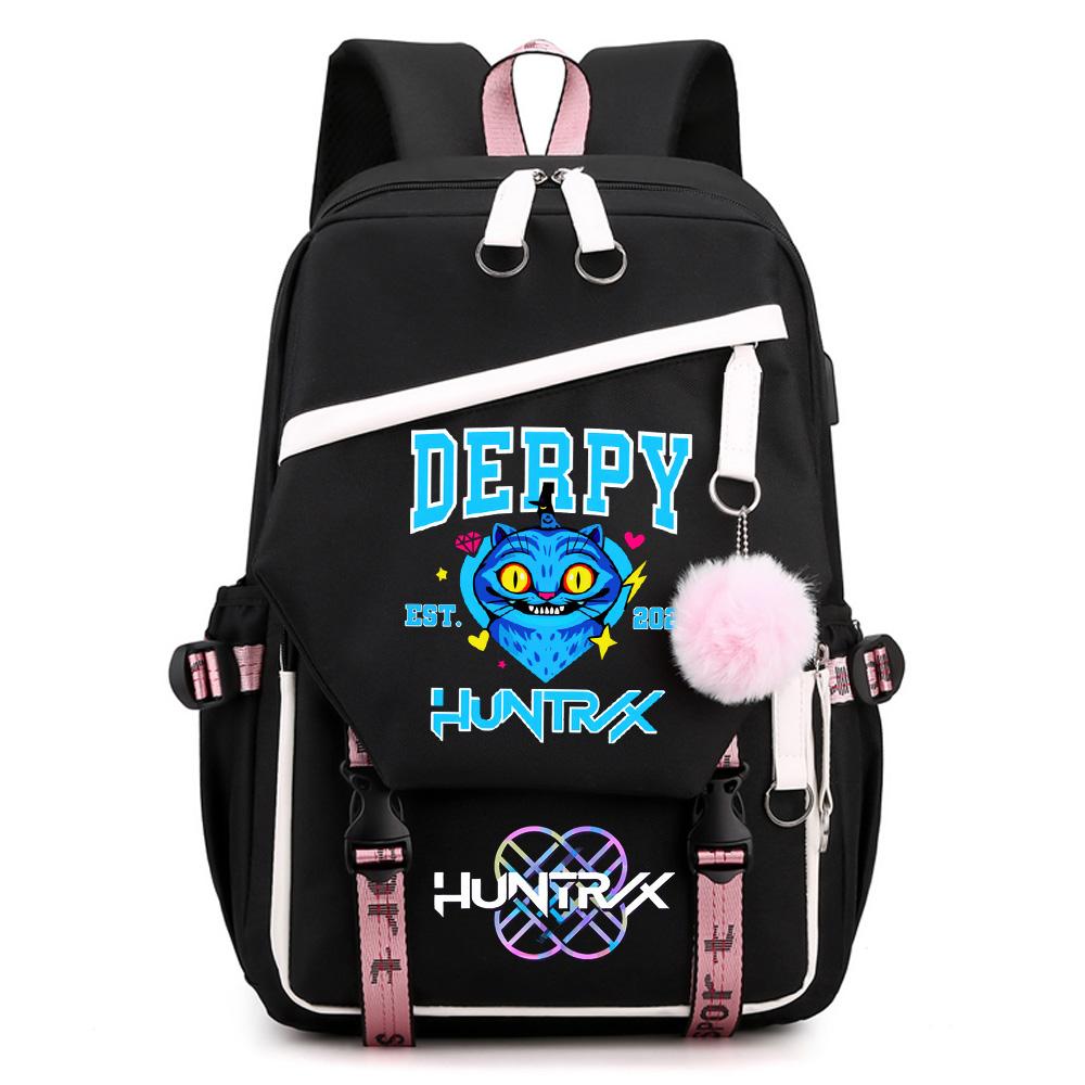 Sac à dos grande capacité imprimé Chasseurs de Démons Anime Kpop pour Adolescent Étudiant Fille Garçon Retour à l'École Sac à Livres Cadeau Enfant Femmes Sac de Voyage Imperméable