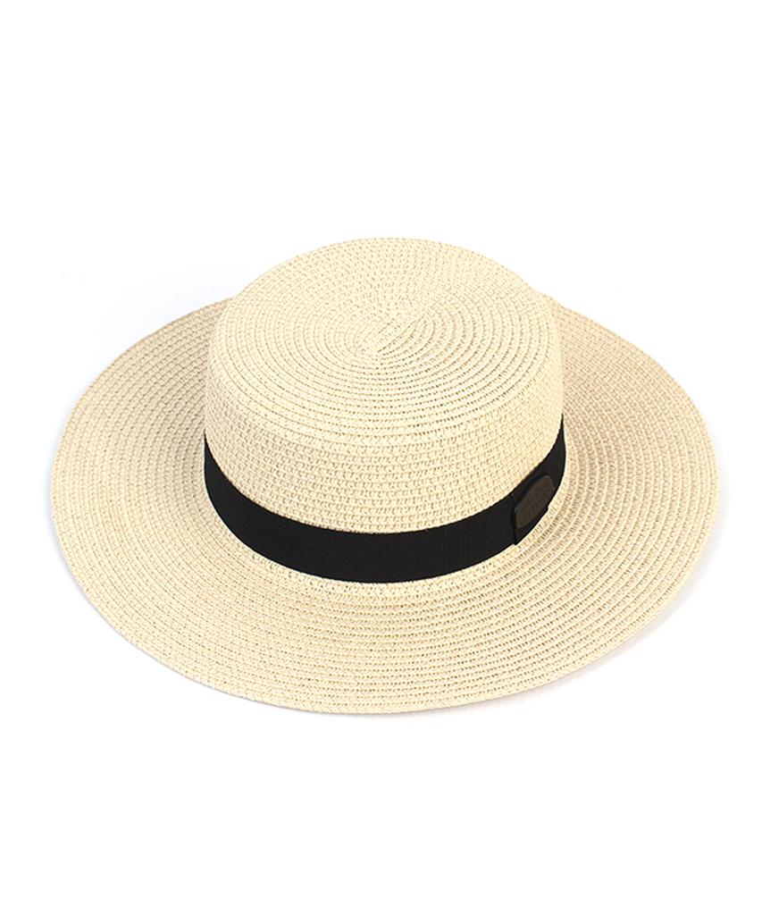 Yunibeosyeolkemiseuteuli Summer Beige Flat Panama Hat Panama Hat