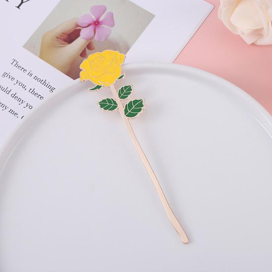 Rose Bookmark Exquisite Metal Book Page Holder Teacher Appreciation Gift for Reading Lovers Valentine's Day
