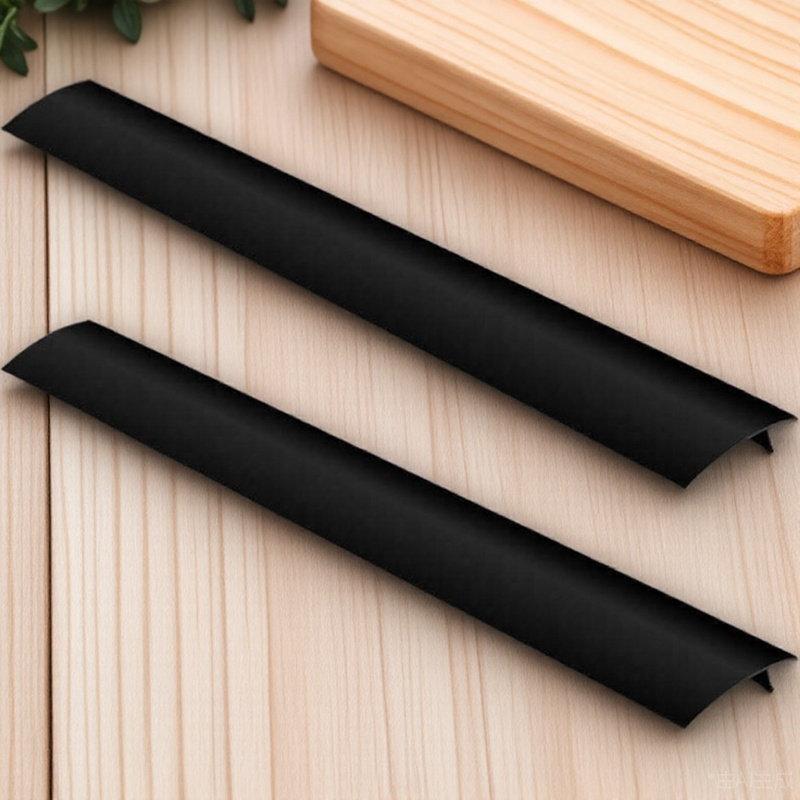 2Pcs Smooth Shiny Back Silicone Stove Gaps Cover Non Slip Lip Design Gap Filler for Kitchen Countertop Stovetop Dishwasher Sink