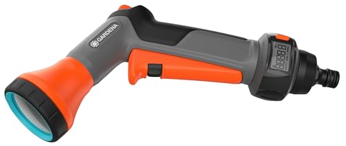 GARDENA AquaCount 18352-20 Nozzle with Flow Meter, Gray. Product Warranty: Up to 5 Years.