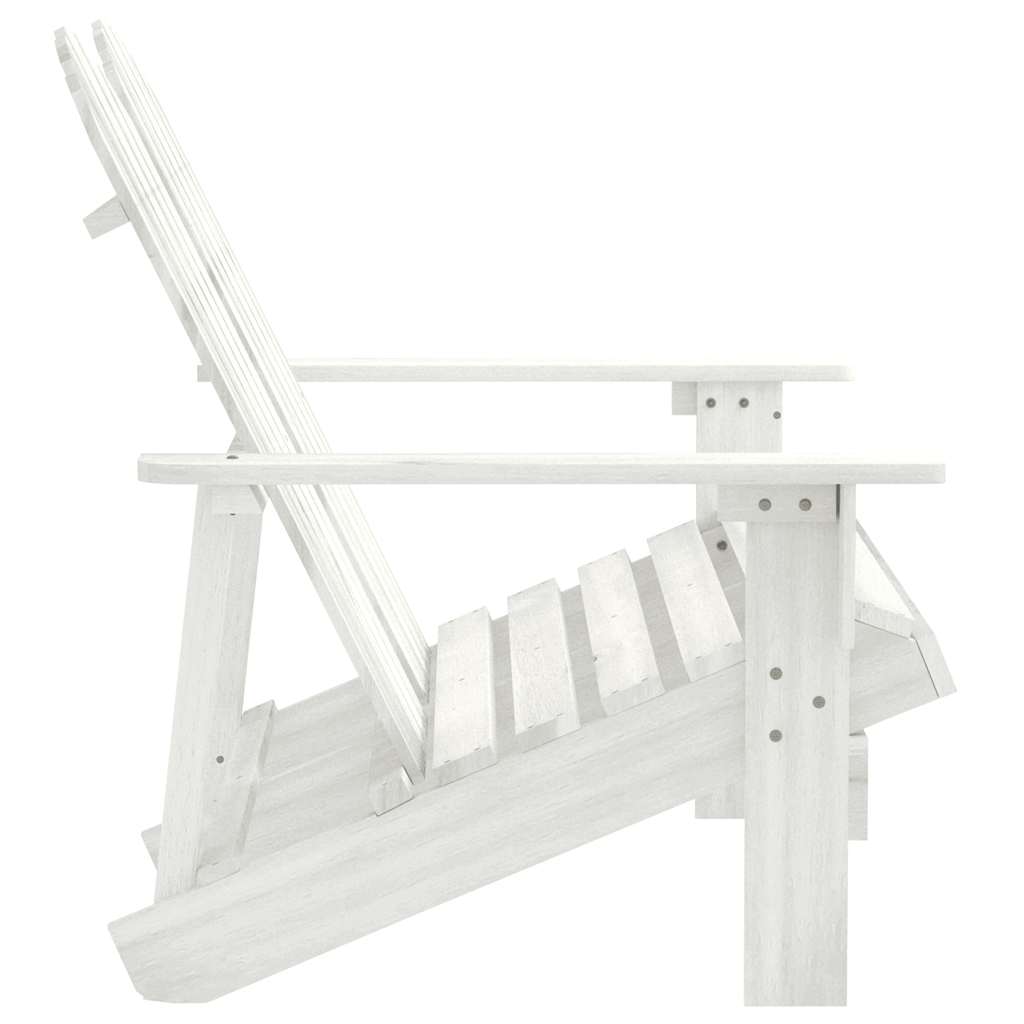 Vidaxl 2-Seater Adirondack Garden Chair, Fir, White