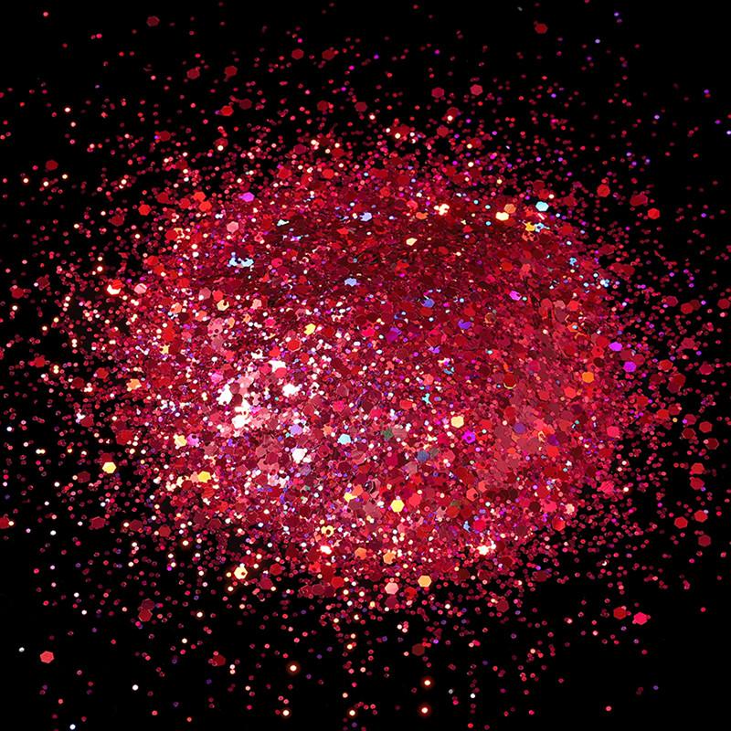 10g Holographic Hexagon Chunky Glitter Epoxy Resin Filler Flakes Laser Sparkly Sequins for DIY Epoxy Resin Nail Art Fillings