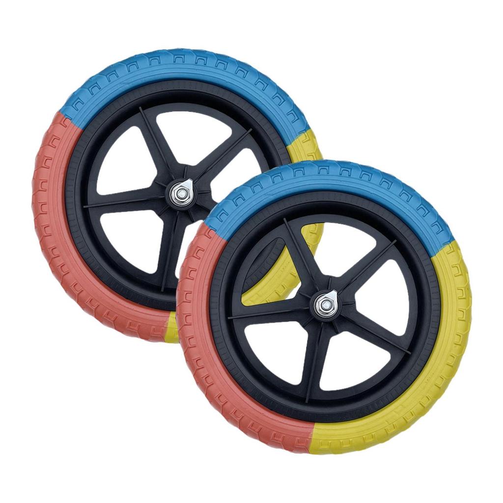 2Pcs Bike Replacement Wheel Children's Bicycle Replace Parts Easy Installation Professional