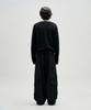 NOT4NERD Distressed Contrast Hand Stitch Knit - Black