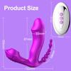 3-in-1 Sucking Vibrator Clitoral Stimulator Wearable Oral Suction Erotic Toys