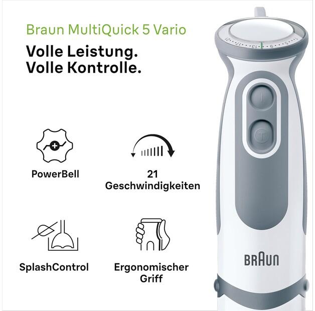 Immersion Blender Braun MQ 5235 WH MultiQuick 5 Vario