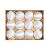 12Pcs/Set 6CM Velvet Christmas Ball Ornament Shatterproof Plastic Reusable Holiday Xmas Tree Hanging Flocked Ball Decoration Pendant