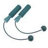 1 Pair Jumping Rope Adjustable Cordless Skipping Rope with Double Ball Bearings for Men Women and Children Blue