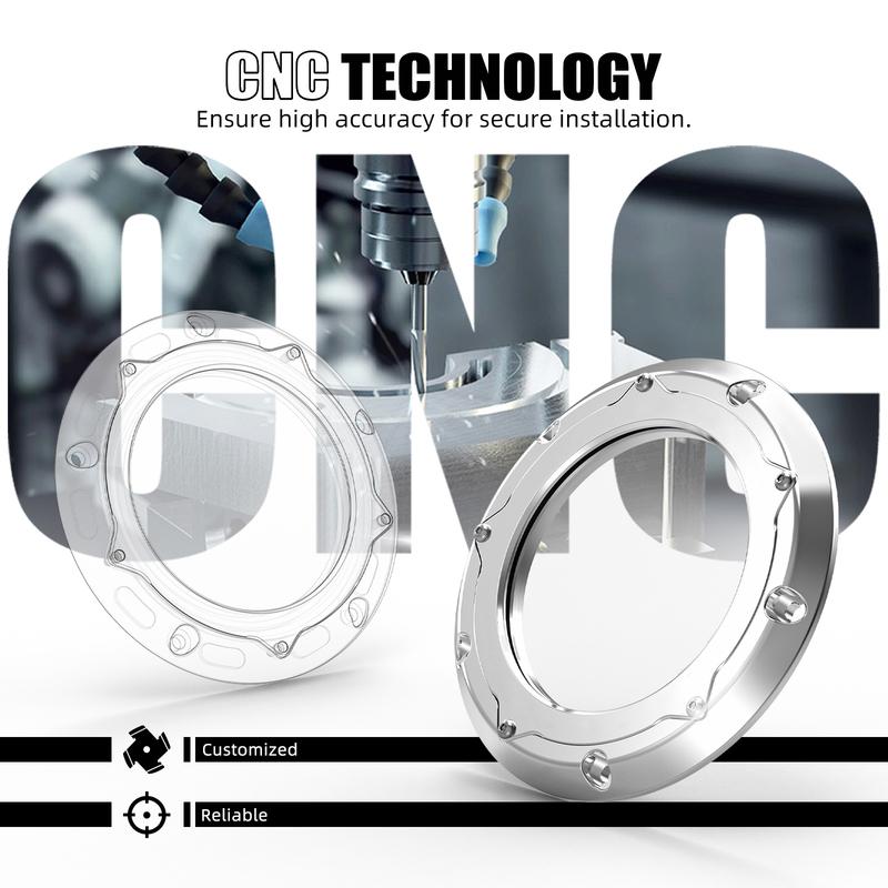 Motorcycle Clear Clutch Cover for Harley Road King/Special 17-24 Road King 16-22 Street Glide 16-24 Street Glide Special 16-23