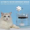 Energy Saving Cat Fountain  Motion Sensor Quiet Water Dispenser Control Switch  Living Room