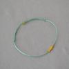 Blue Silk Thread Woven Retro Gold Koi Small Fish Simple and Extremely Thin Bracelet Hand Rope Stacking Belt