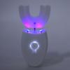 Household Ultrasonic Rechargeable Silicone U Shaped Electric Toothbrush Teeth Whitening Brush(White
